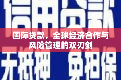 仁寿国际贷款，全球经济合作与风险管理的双刃剑
