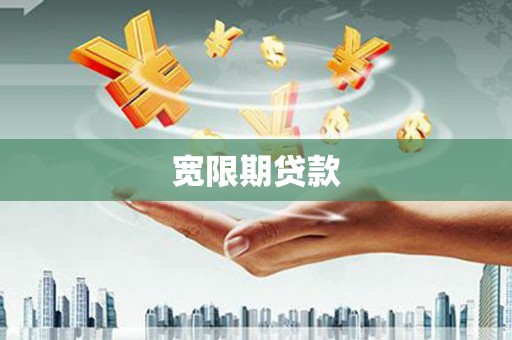 仁寿宽限期贷款