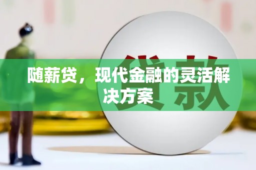 仁寿随薪贷，现代金融的灵活解决方案