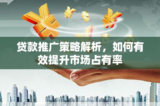 仁寿贷款推广策略解析，如何有效提升市场占有率