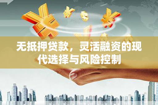仁寿无抵押贷款，灵活融资的现代选择与风险控制