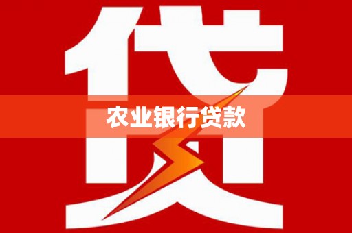仁寿农业银行贷款