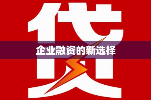 仁寿企业融资的新选择