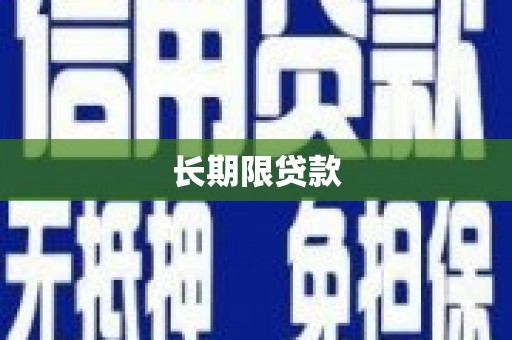 仁寿长期限贷款