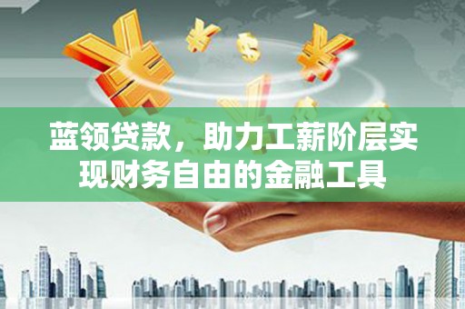 仁寿蓝领贷款，助力工薪阶层实现财务自由的金融工具