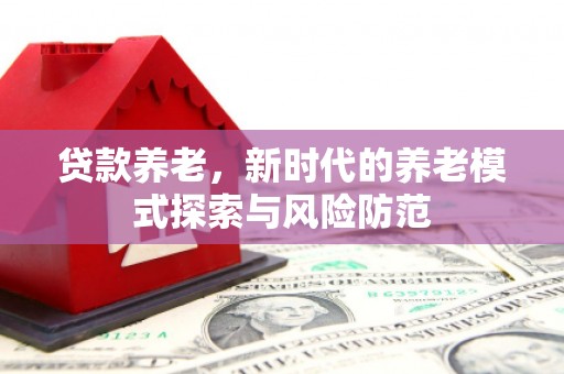 仁寿贷款养老，新时代的养老模式探索与风险防范