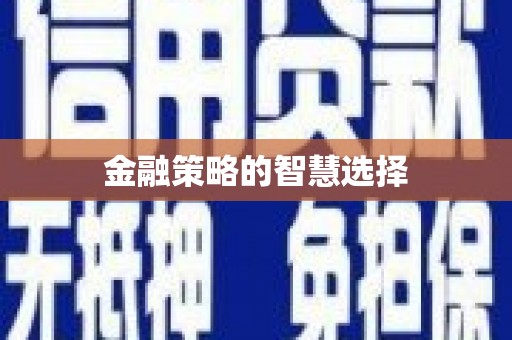 仁寿金融策略的智慧选择