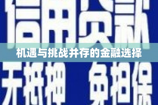 仁寿机遇与挑战并存的金融选择